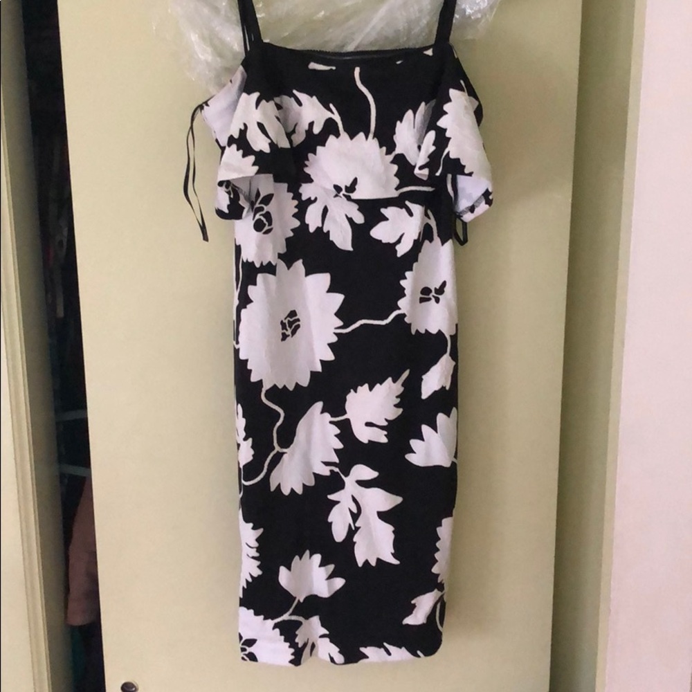 GUESS black & white dress